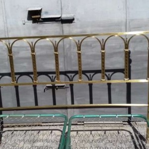 Letto matrimoniale in ottone