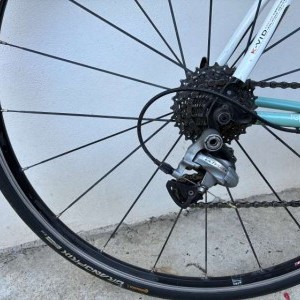 Bici da corsa bianchi in carbonio