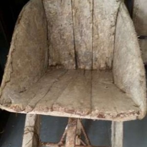 carriola in legno antica