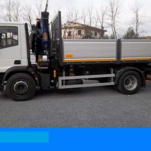 EUROCARGO 180 E28 GRU E CASSONE RIBALTABILE