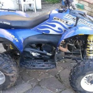 quad polaris 250 trial blazer