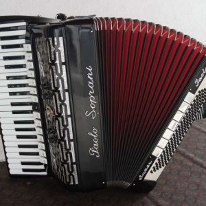 FISARMONICA PROFESSIONALE SUPER PAOLO SOPRANI CASSOTTO 120 BASSI ACCORDION