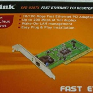 SCHEDA RETE ETHERNET D-LINK FAST NUOVA