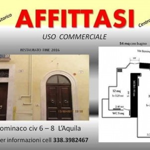 L'Aquila locale commerciale affitto