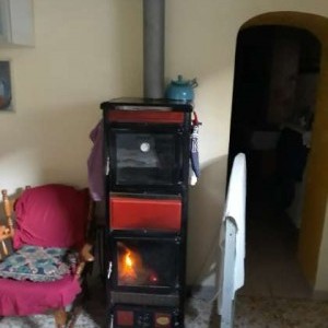 stufa a legna con forno