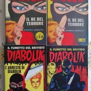 Diabolik prime 15 serie, anche gadget